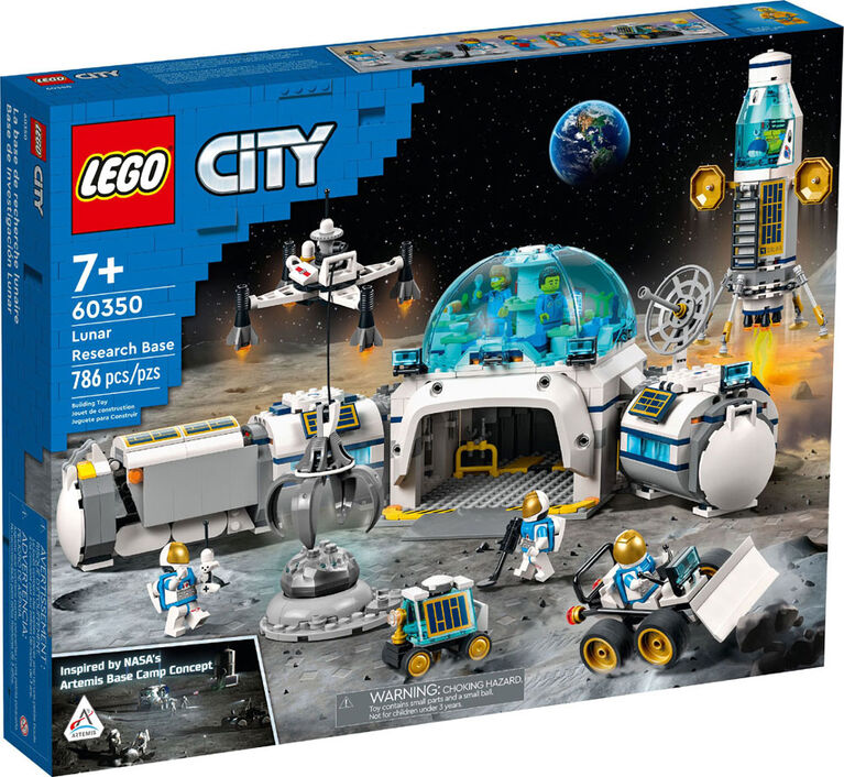 LEGO City La base de recherche lunaire 60350 Ensemble de construction (786 pièces)