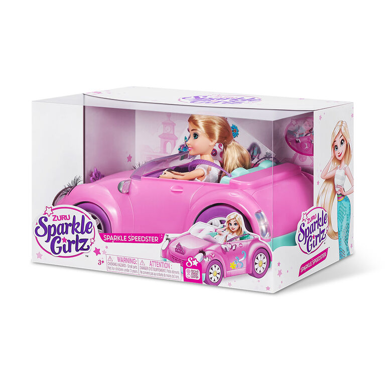 Sparkle Girlz Convertible with Doll by ZURU