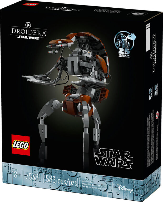 LEGO Star Wars Droideka Build and Display Set 75381