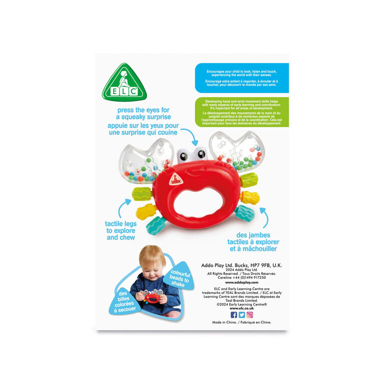 Early Learning Centre hochet en forme de petit crabe - Notre Exclusivité