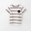 12-18m ans t-shirt imprimé à manches courtes - gris pâle
