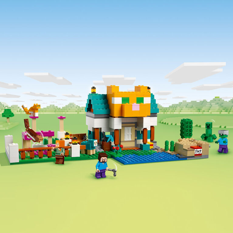 LEGO Minecraft The Crafting Box 4.0 21249 Building Toy Set; Custom-Build Playset with Fortress for Kids Aged 8+ (605 Pieces)