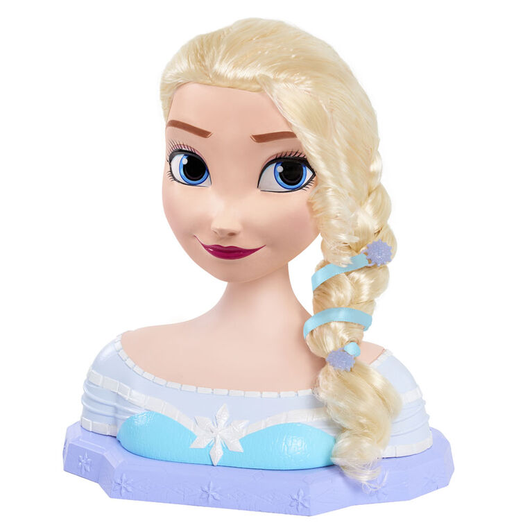 Tête de Coiffure De Luxe Elsa de La Reine Des Neiges Disney Notre exclusivité Toys R Us Canada