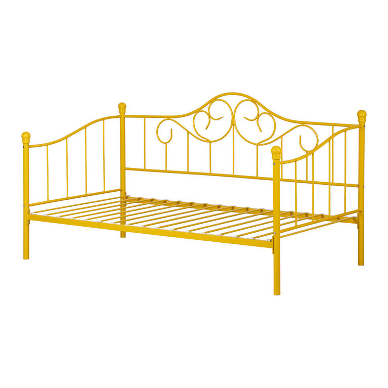 Balka Twin Daybed w/Metal Slats Yellow