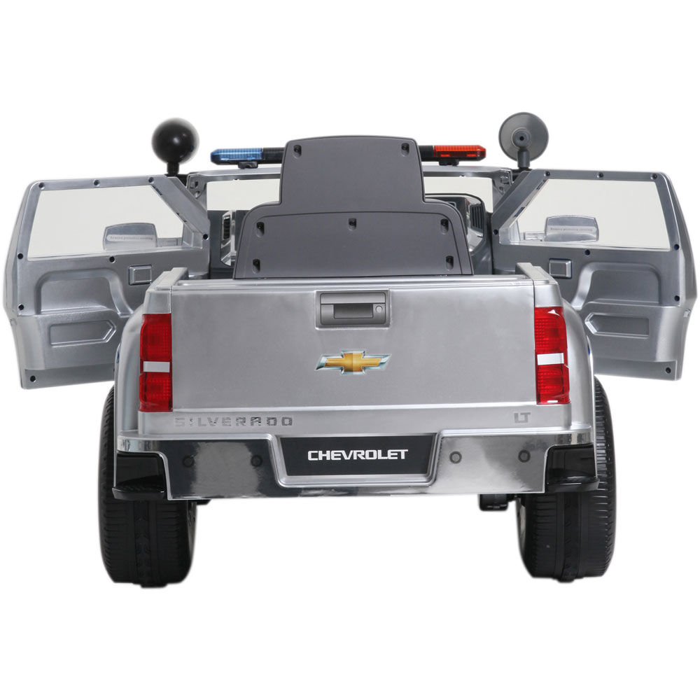 chevy silverado police power wheels