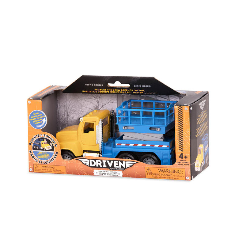 Driven, Toy Scissor Lift Truck with Lights and Sounds