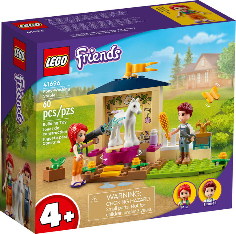 LEGO Friends Pony-Washing Stable 41696 Building Kit (60 Pieces)