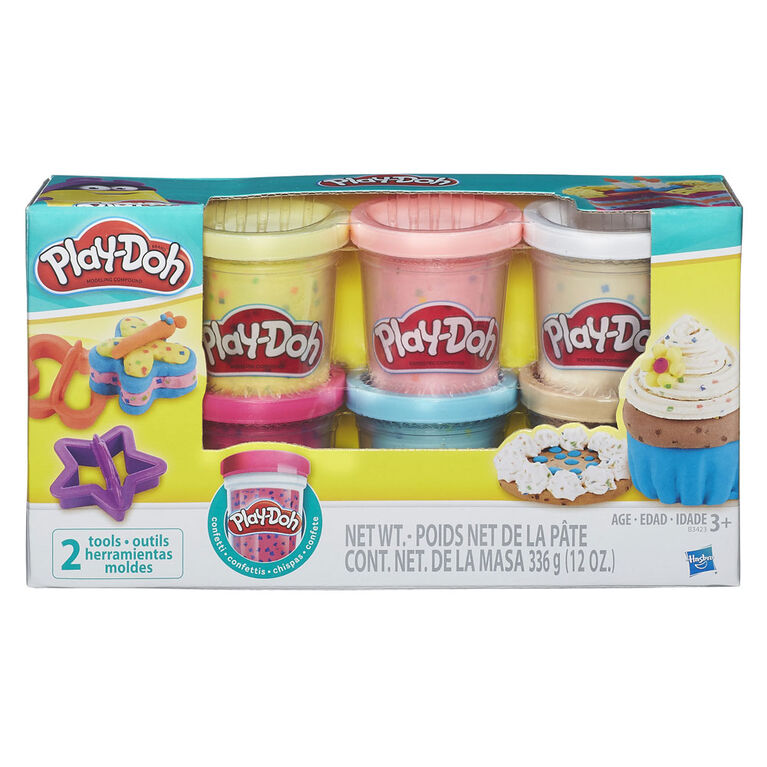 Play-Doh - Collection de pâte avec confettis