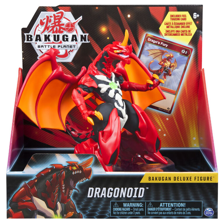 Bakugan, Dragonoid, 6.5-Inch Collectible Action Figure with Foil ...