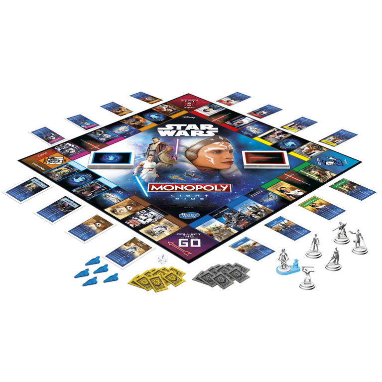 Monopoly: Star Wars Light Side Edition Board, Star Wars Jedi Game for 2-6 Players