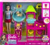 Barbie Toys, Skipper Doll and Waterpark Playset with Working Water Slide and Accessories, First Jobs
