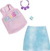 Barbie Fashion Pack, Doll Clothes, Malibu Tank, Skirt, Necklace, Bracelet