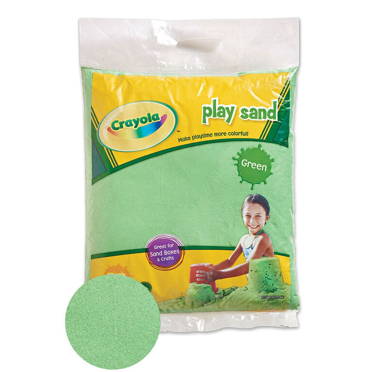 Crayola - Sable pour jouer coloré 9 kg - Vert