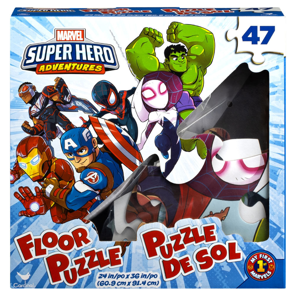 Marvel Super Hero Adventures 25 Piece Foam Puzzle Brand New In Box 