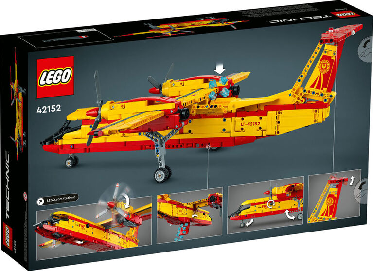 LEGO Technic L'avion des pompiers 42152 Ensemble de jeu de construction (1 134 pièces)