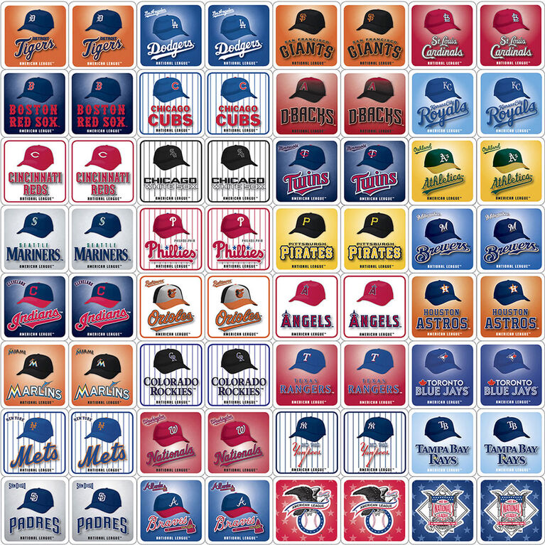 MLB Matching Card Game - English Edition