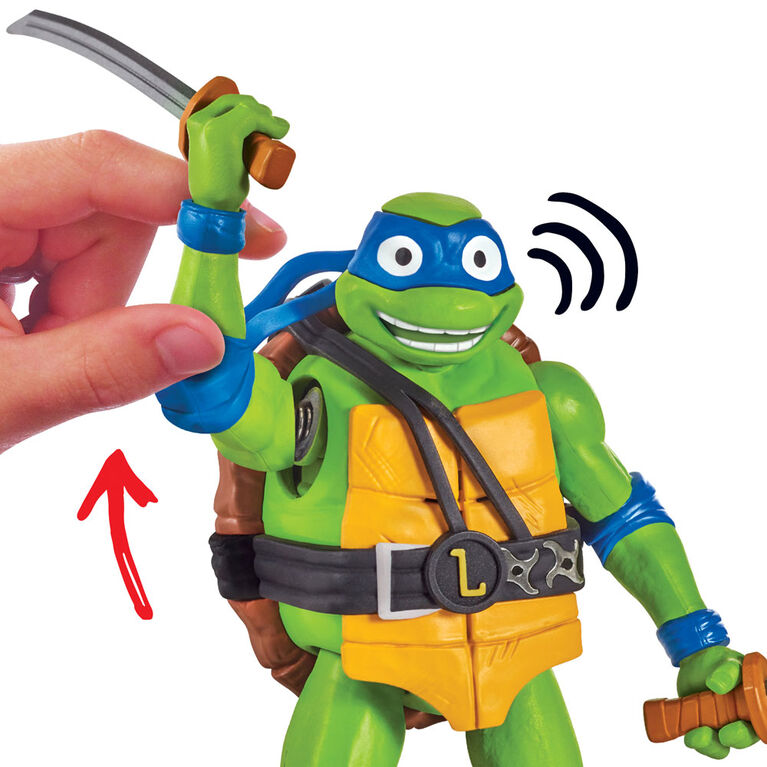 Tortues Ninja, Figurine de 30 cm, Articulée, Leonardo, Jouet pour