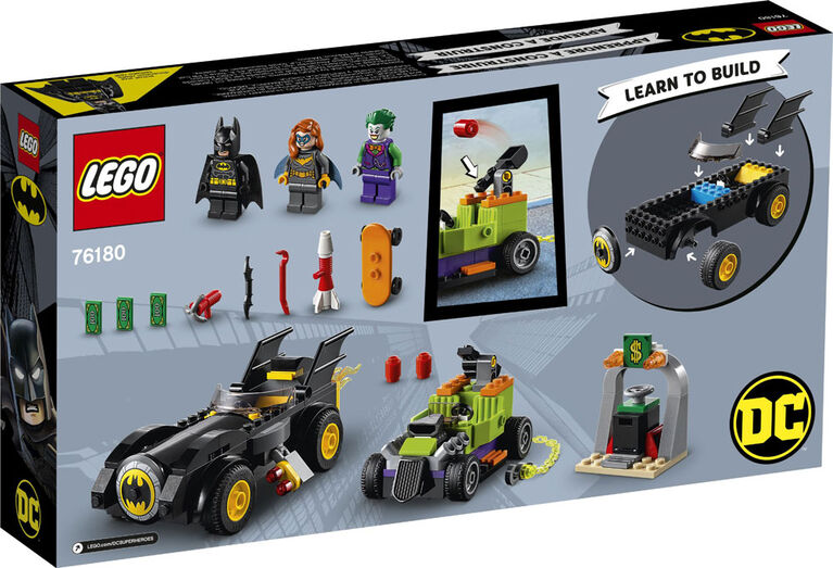 LEGO Super Heroes Batman contre The Joker : la poursuite en Batmobile 76180 (136 pièces)