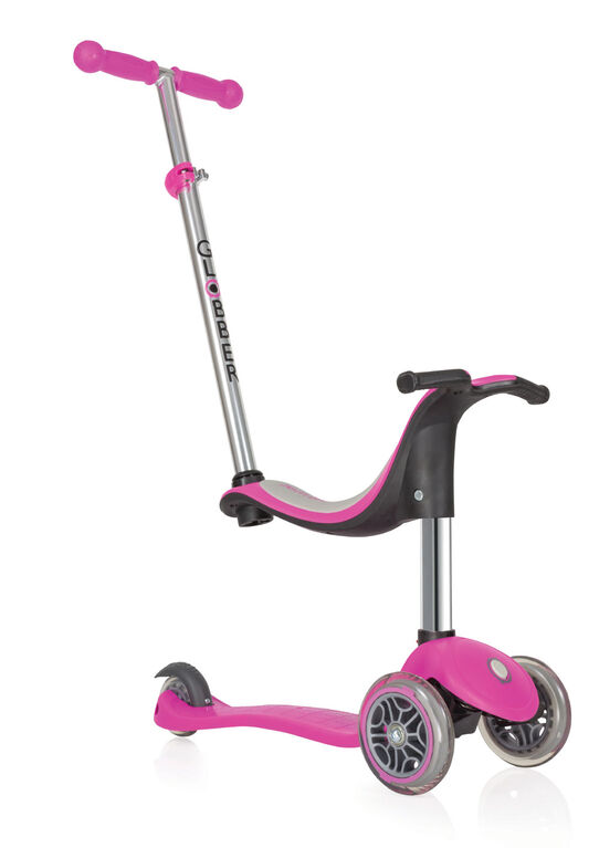 Globber GO UP 4in1 Scooter - Deep Pink