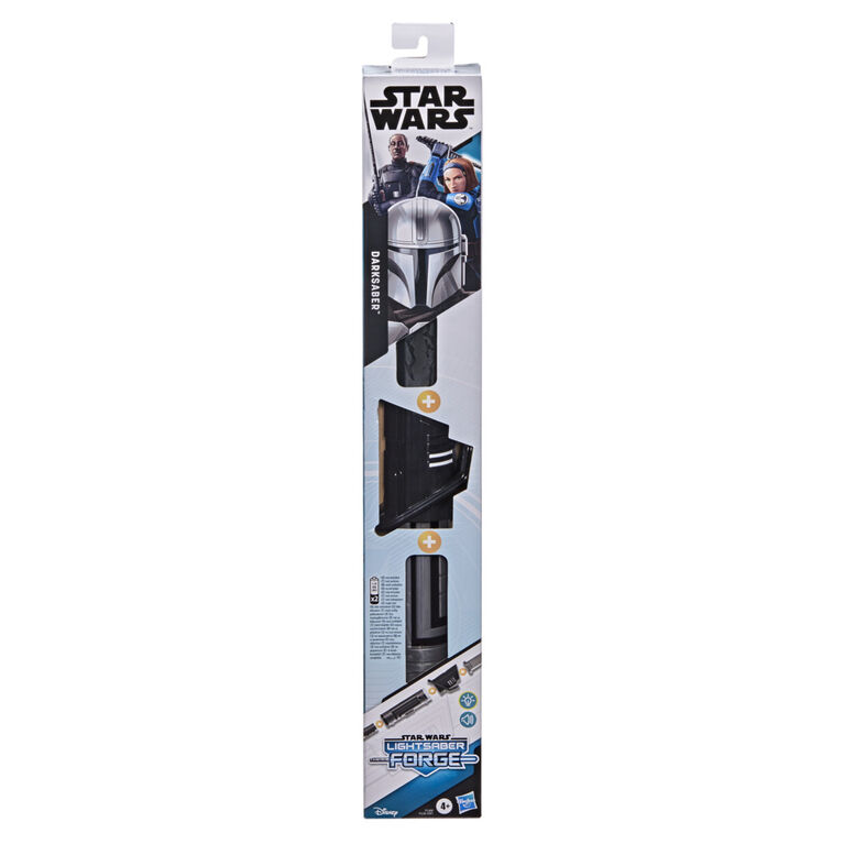 Star Wars Lightsaber Forge, Darksaber à lame noire extensible, jouet de déguisement personnalisable