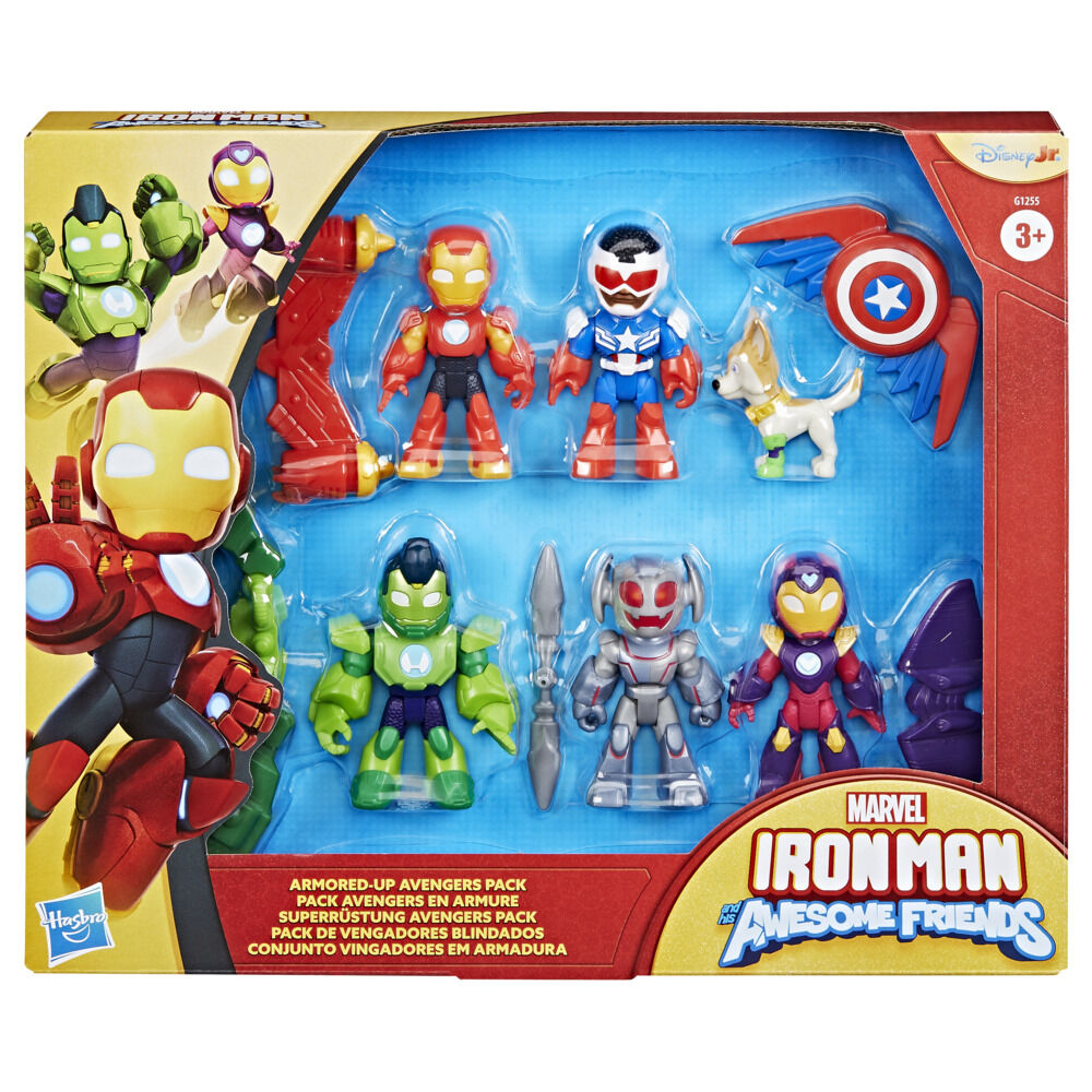 Marvel Iron Man and his Awesome Friends Armored-Up Avengers Pack Action Figure Set