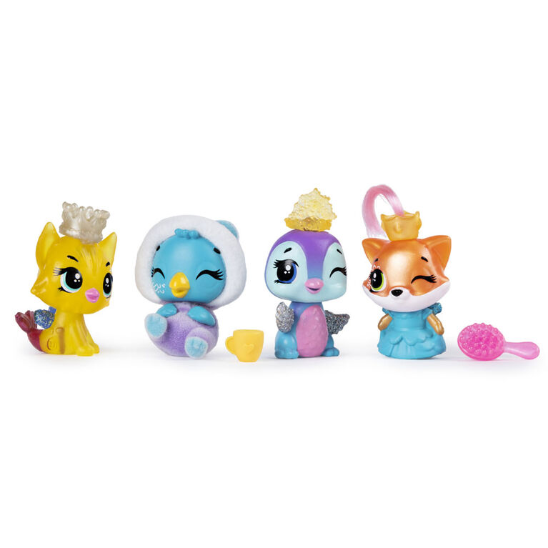 Hatchimals CollEGGtibles, Royal Multipack with 4 Hatchimals and Accessories, (Styles May Vary)
