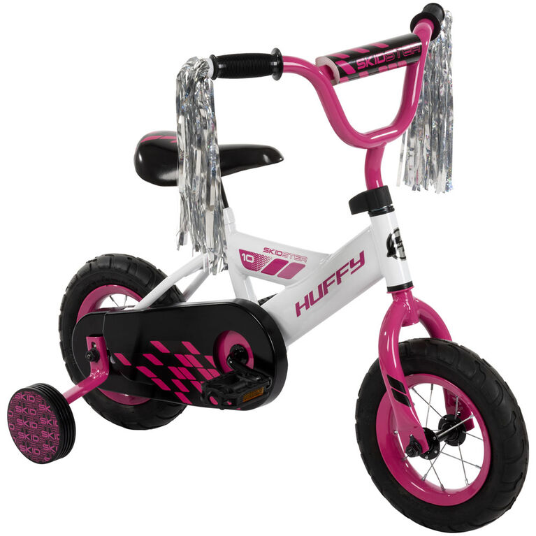 Huffy Skidster 10-inch Bike, Pink and White - R Exclusive