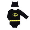 Warner's Batman Bodysuit with Hat - Grey, 12 Months
