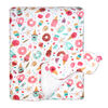 Jesse & Lulu Lounge Blanket with Sleep Mask: White Bakeshop