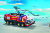 Playmobil - Pompiers avec véhicule aéroportuaire