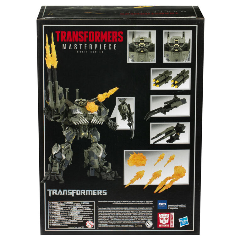 Transformers Movie Masterpiece Transformers Movie 1 MPM-15 Decepticon Brawl 10.5-inch Action Figure