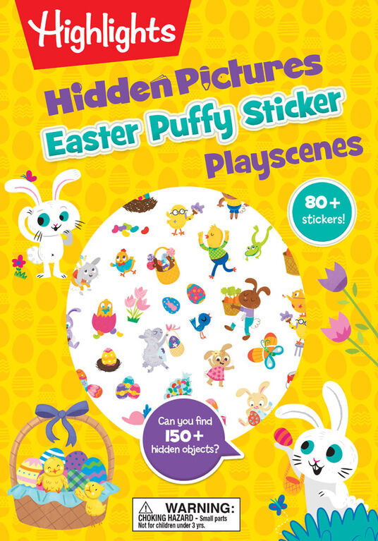 Easter Hidden Pictures Puffy Sticker Playscenes - English Edition