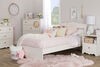 Lily Rose Complete Bed with Headboard- White Wash
