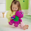Fisher-Price Barney's World Sensory Barney Plush Toy with Fidget Activity for Toddlers