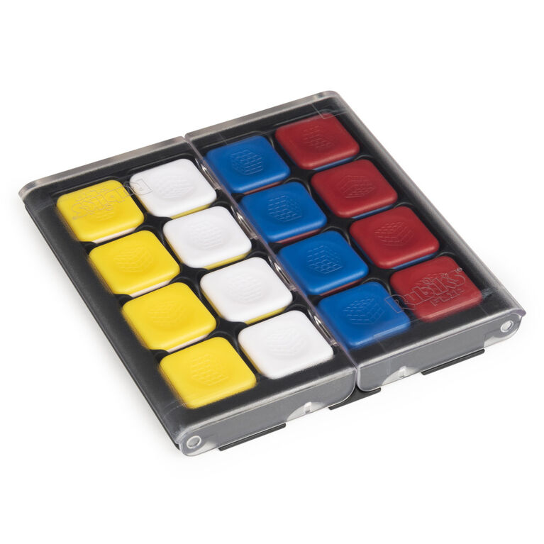 Rubik's, Flip Pack and Go Fast-Paced Problem-Solving Strategy Travel-Sized Two-Player Puzzle Board Game