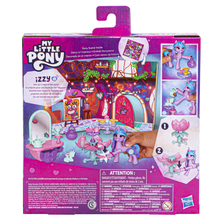 My Little Pony: Make Your Mark Toy Unicorn Tea Party Izzy Moonbow - Hoof to Heart Pony, 20 Accessories and Story Scene - R Exclusive