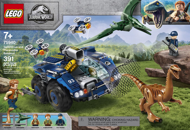 LEGO Jurassic World Gallimimus and Pteranodon Breakout 75940