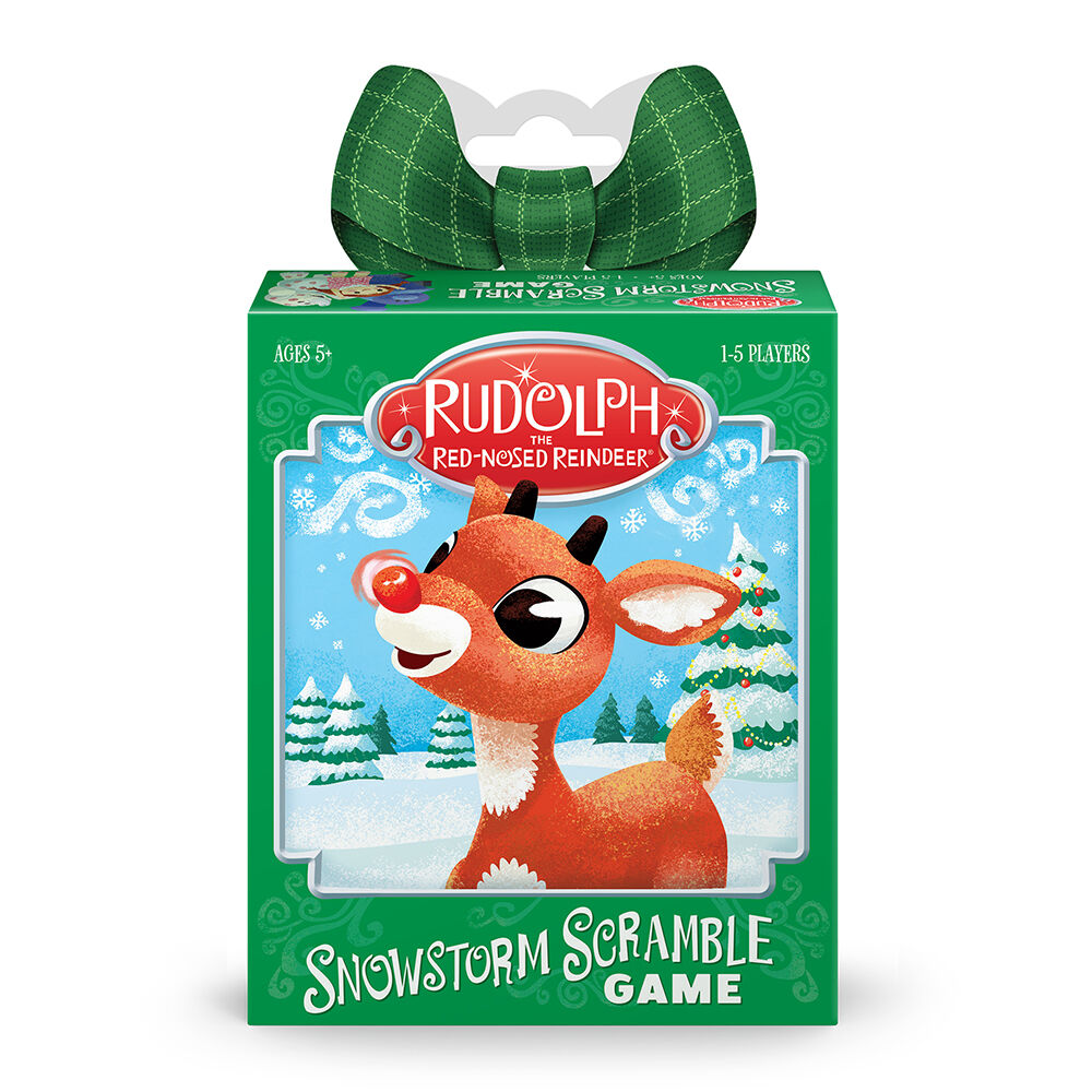 Funko Games Rudolph The Red-Nosed Reindeer Snowstorm Scramble Card Game - English Edition