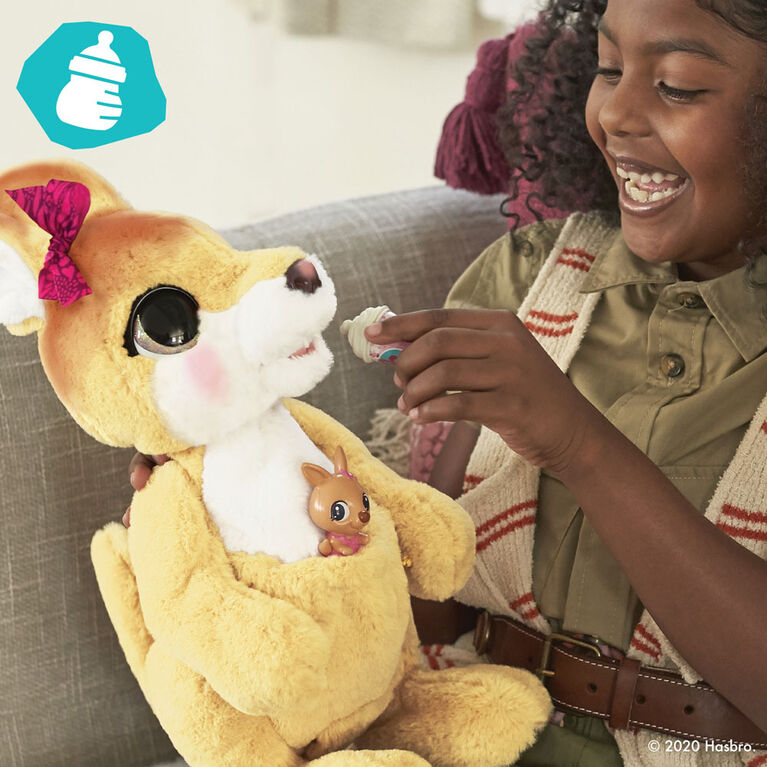 furReal Mama Josie the Kangaroo Interactive Pet Toy, 70+ Sounds & Reactions