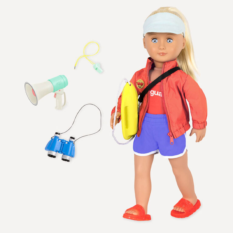 Our Generation, Seabrook, 18-inch Lifeguard Doll - English Edition