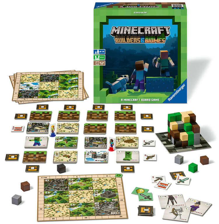 Ravensburger: Minecraft - Builders & Biomes Board Game - English Edition