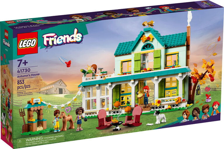 LEGO Friends Autumn's House 41730 Building Toy Set (853 Pieces)