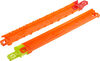 Coffret de pistes droites TrackCreator de HotWheels, 3pieds de pistes SpeedSnap et 2adaptateurs