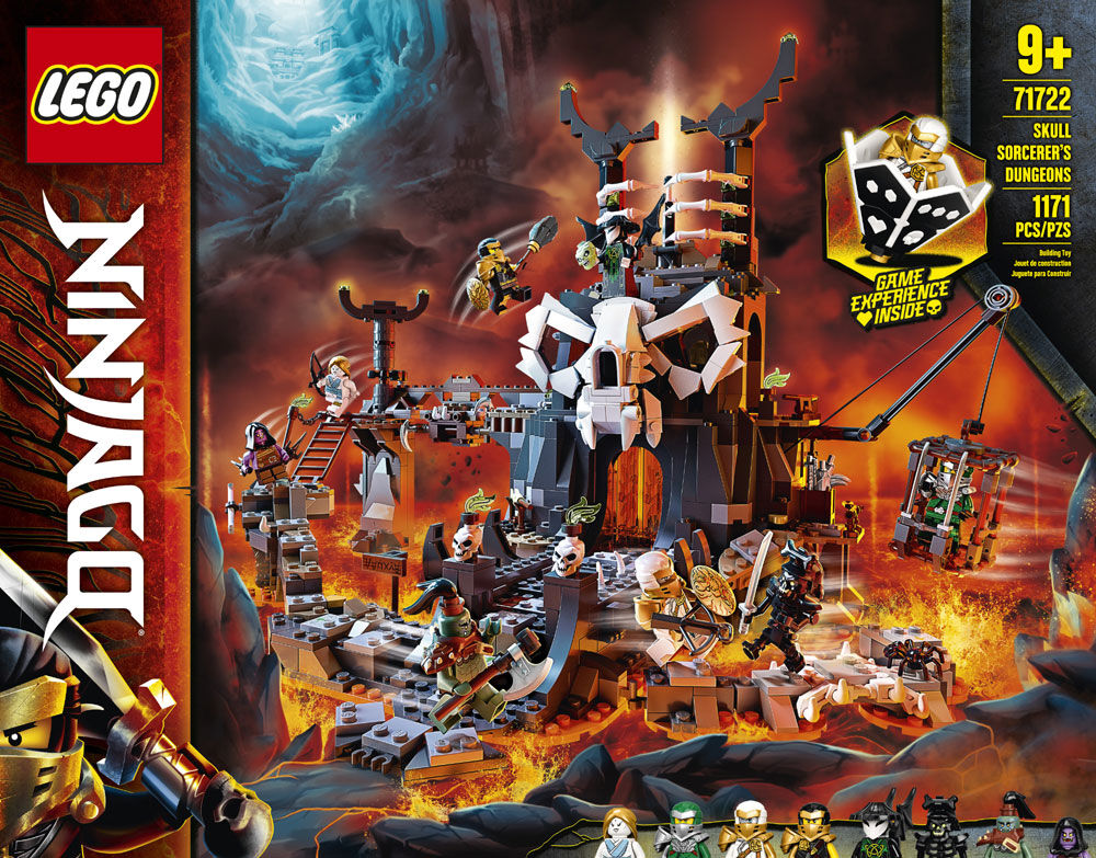 LEGO Ninjago Skull Sorcerer s Dungeons 71722 1171 pieces