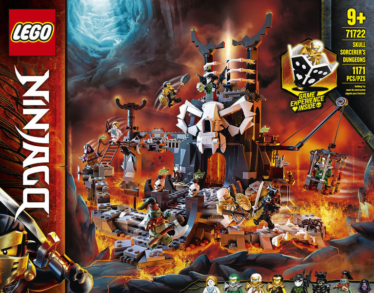 LEGO Ninjago Le donjon du Sorcier au Crâne 71722 (1171 pièces)