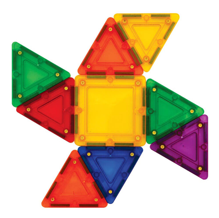 Magformers TileBlox - Coffret de construction Rainbow de 20 pièces magnétiques - les motifs peuvent varier - Édition anglaise