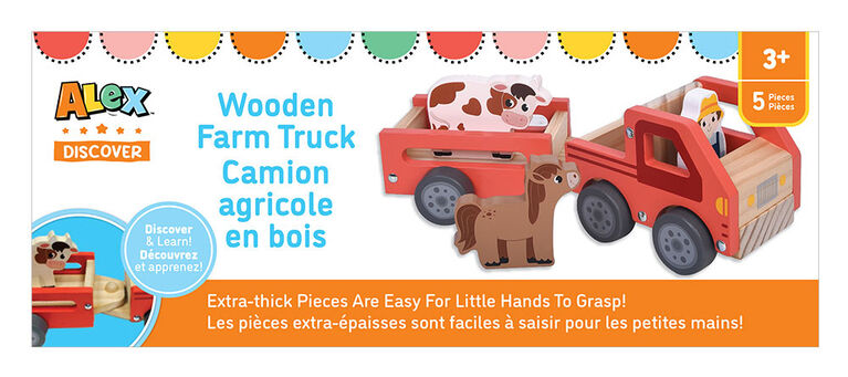 ALEX - Wooden Farm Truck