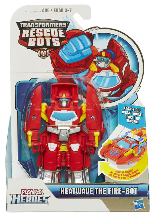 Playskool Transformers Rescue Bots - Figurine de Heatwave The Fire-Bot
