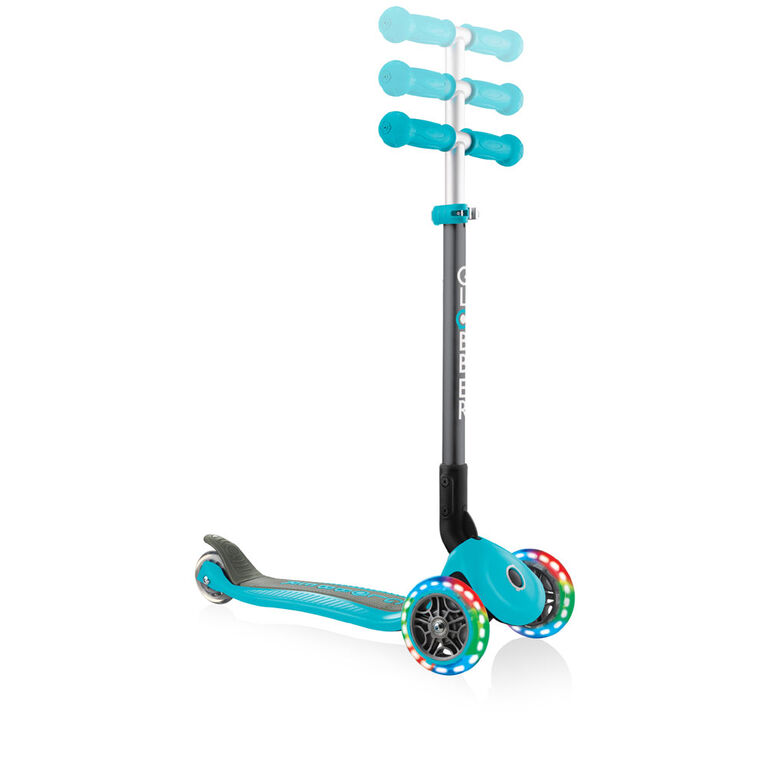 Globber Primo Foldable With Lights Teal