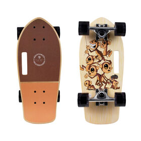 Kryptonics Stubby 19" Complete Skateboard Monkey Around